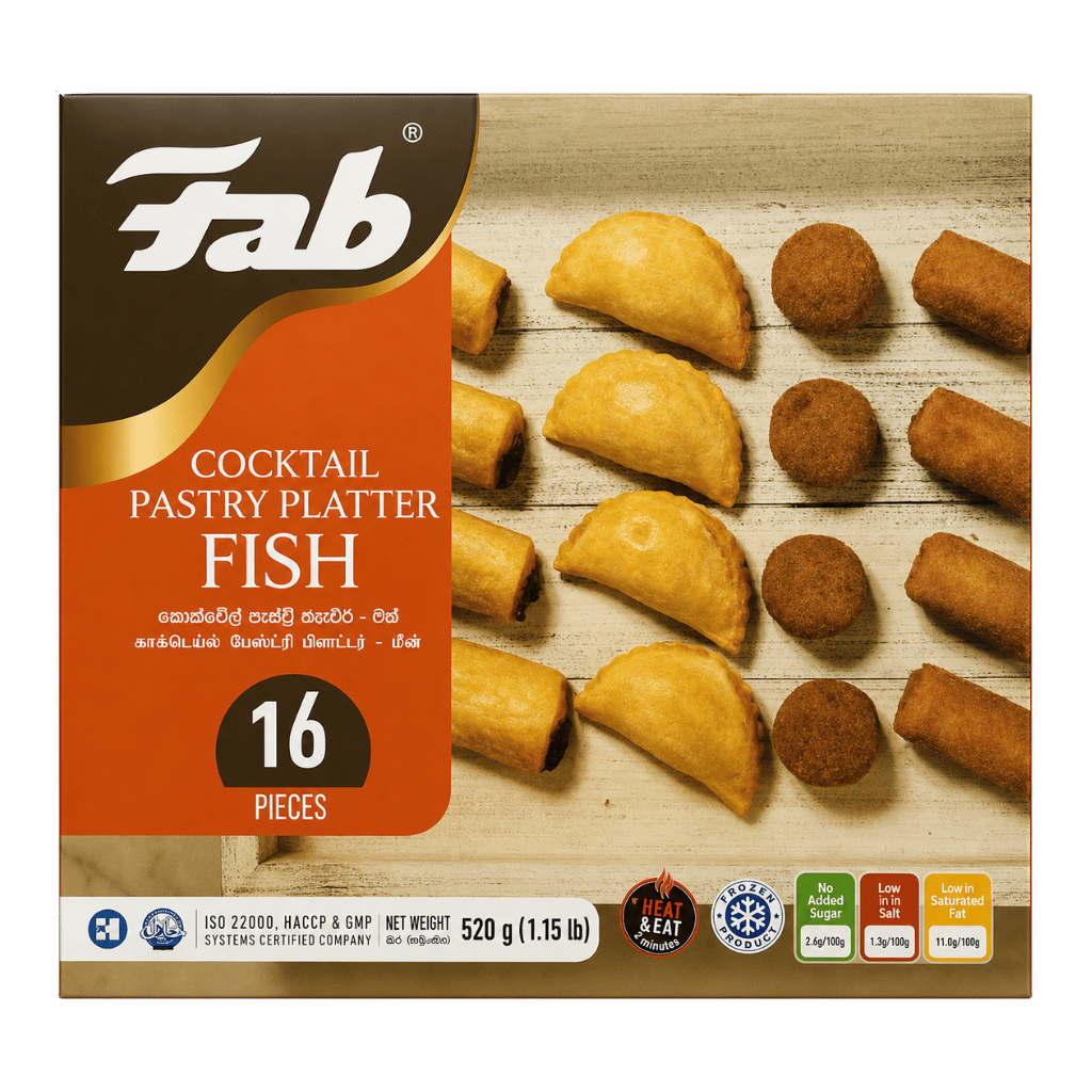 Fab Cocktail Pastry Platter Fish 16 pcs buy online USA - 1